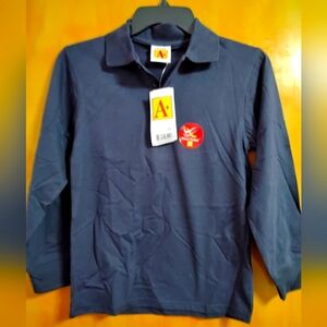 Youth's Navy Blue Polo Shirt M